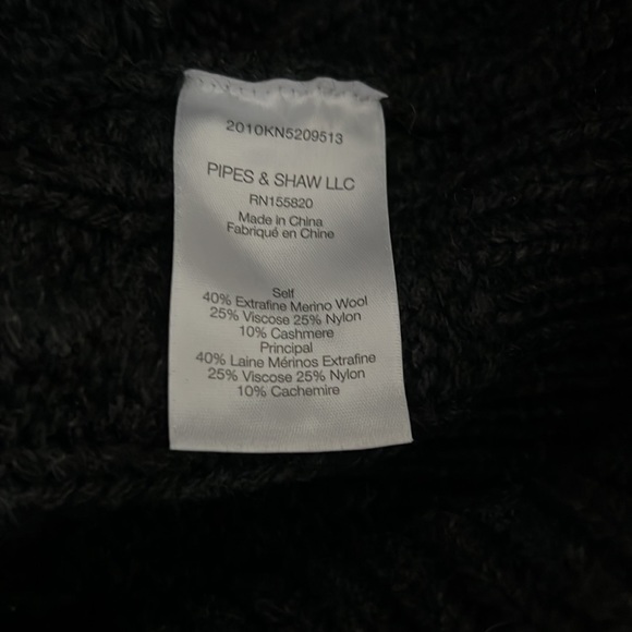 Veronica Beard Yola Crew Neck Pullover Sequin Sweater - Black size S - Picture 7 of 7